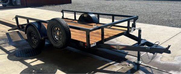 2024 H&H 5'x10' Single Axle Steel Utility Trailer - Image 4