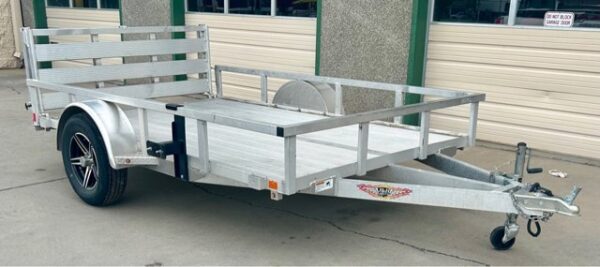 2022 H&H 76"x10' Aluminum Utility Trailer