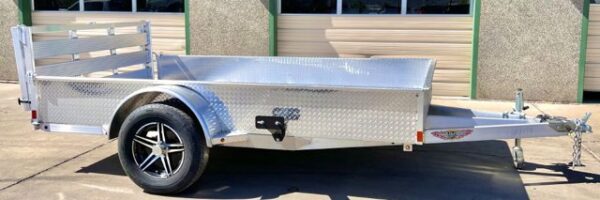 2022 H&H 76"x10' Solid Side Utility Trailer - Image 7