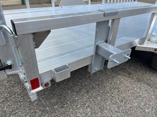 2023 H&H 82"x14' Dual Ramp Utility Trailer - Image 5