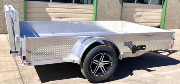 2022 H&H 76"x10' Solid Side Utility Trailer - Image 9