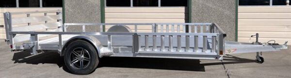 2023 H&H 82"x20' Dual Ramp Utility Trailer - Image 2