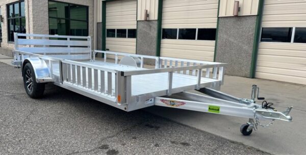 2023 H&H 82"x14' Dual Ramp Utility Trailer