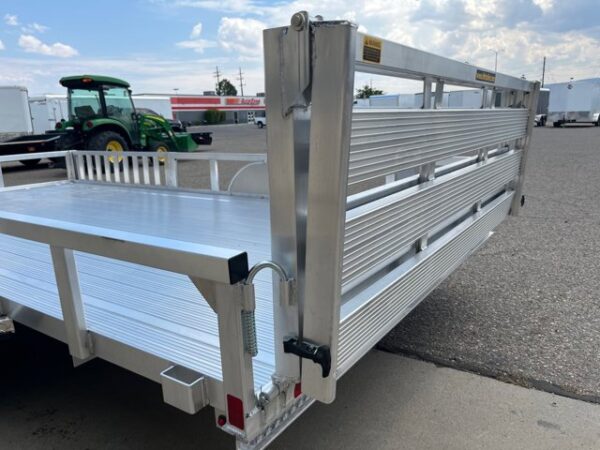 2023 H&H 82"x14' Dual Ramp Utility Trailer - Image 10