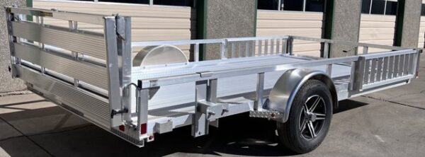 2023 H&H 82"x20' Dual Ramp Utility Trailer - Image 4