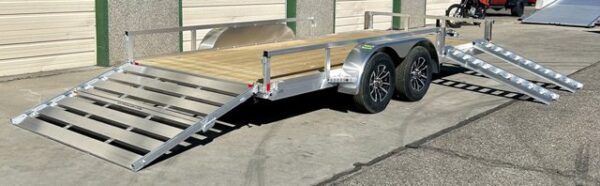 2025 H&H 82"x16' Dual Ramp Utility Trailer - Image 7