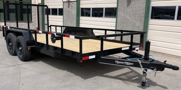 2023 Friesen 77"x16' Tandem Axle Utility Trailer