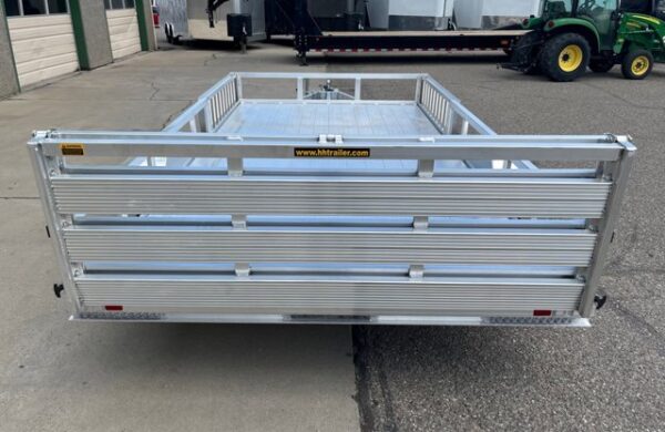 2023 H&H 82"x14' Dual Ramp Utility Trailer - Image 4