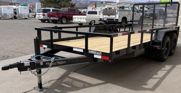 2023 Friesen 77"x16' Tandem Axle Utility Trailer - Image 3