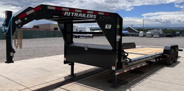 2024 PJ 83"x24' Gravity Tilt Gooseneck Trailer - Image 3