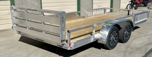 2025 H&H 82"x16' Dual Ramp Utility Trailer - Image 5