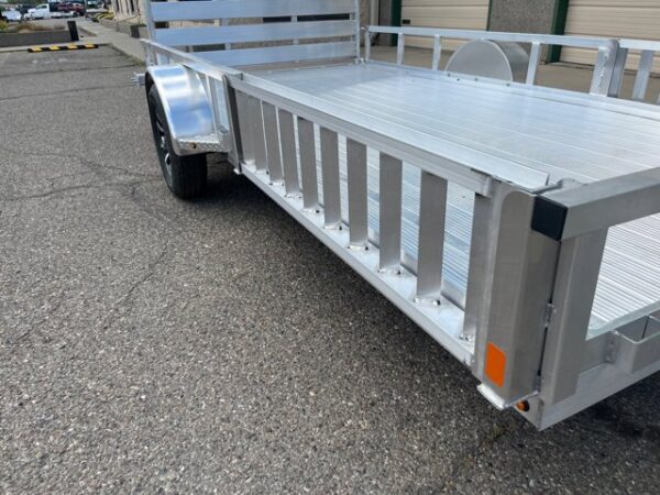 2023 H&H 82"x14' Dual Ramp Utility Trailer - Image 6