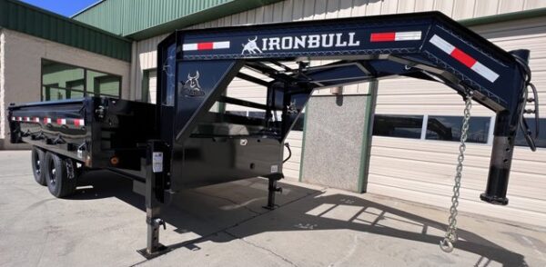 2025 Iron Bull 96"x14' Gooseneck Deckover Dump Trailer