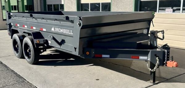 2024 Iron Bull 83"x14' DWB Model Dump Trailer