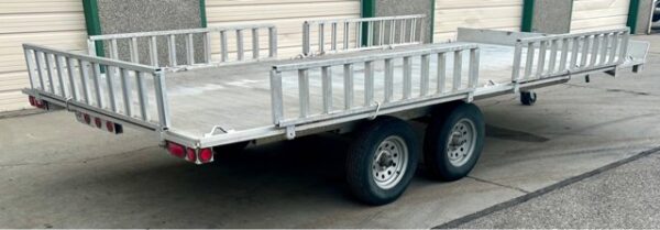 2008 Aluma 88"x16" Tandem Axle Trailer - Image 4