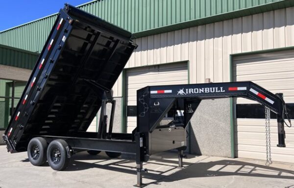 2025 Iron Bull 96"x14' Gooseneck Deckover Dump Trailer - Image 10