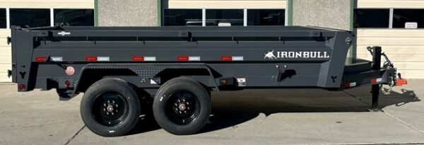 2024 Iron Bull 83"x14' DWB Model Dump Trailer - Image 2