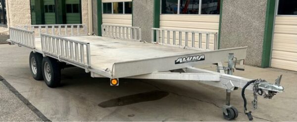 2008 Aluma 88"x16" Tandem Axle Trailer