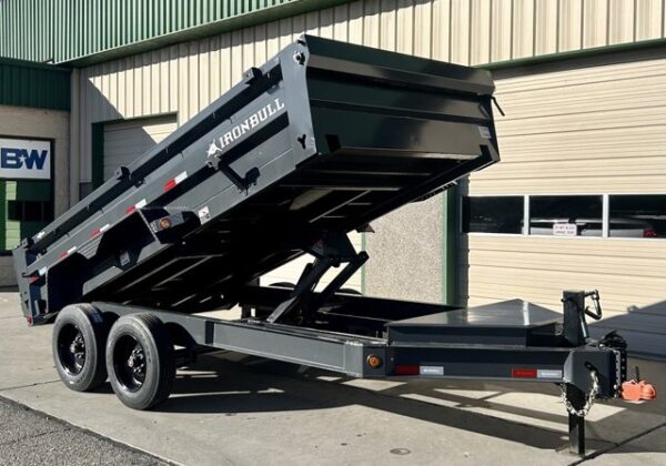 2024 Iron Bull 83"x14' DWB Model Dump Trailer - Image 8