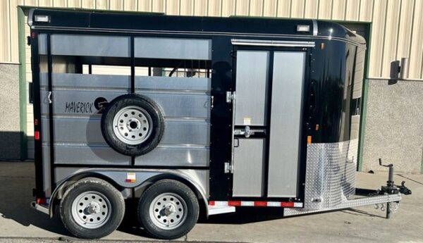 2025 Maverick 2 Horse Bumper Pull Trailer - Image 3