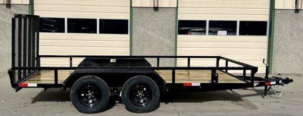 2025 H&H 82"x14' Tandem Axle Utility Trailer - Image 5