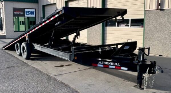 2023 Iron Bull 102"x24' Deckover Power Tilt Trailer - Image 10