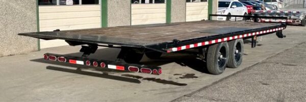 2023 Iron Bull 102"x24' Deckover Power Tilt Trailer - Image 7