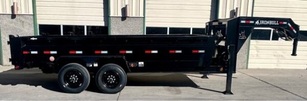 2025 Iron Bull 83"x16' Gooseneck Dump Trailer - Image 3