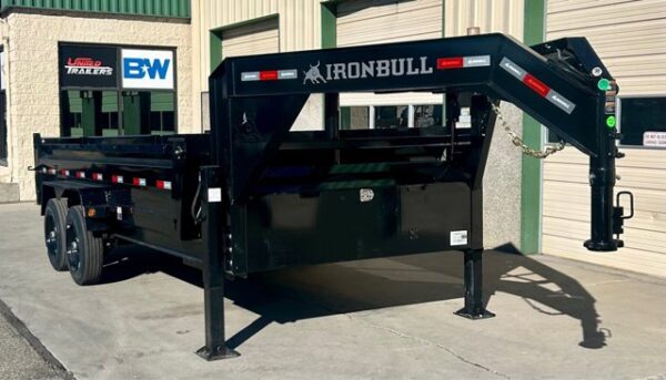 2025 Iron Bull 83"x16' Gooseneck Dump Trailer