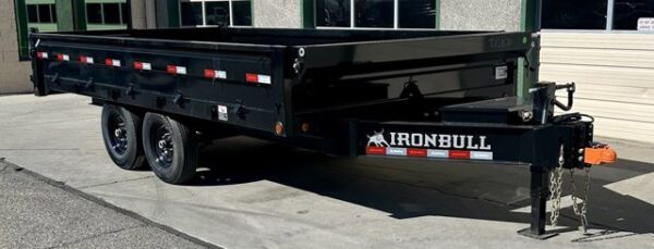 2025 Iron Bull 96"x16' Deckover Dump Trailer - DDP Model