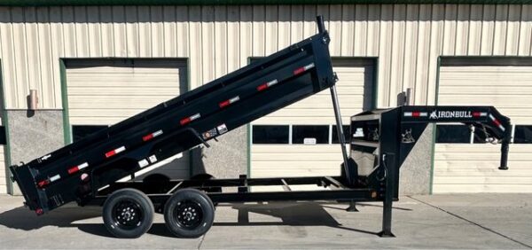 2025 Iron Bull 83"x16' Gooseneck Dump Trailer - Image 8