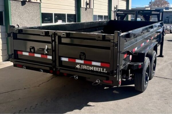 2025 Iron Bull 83"x16' Gooseneck Dump Trailer - Image 4